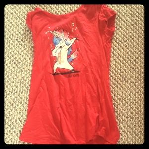 Justice unicorn kids shirt